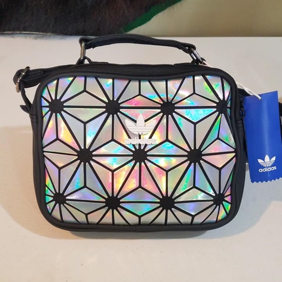 adidas iridescent crossbody bag